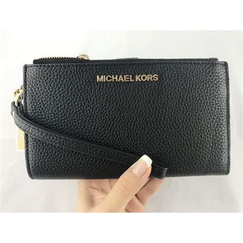 michael kors pebbled leather wallet